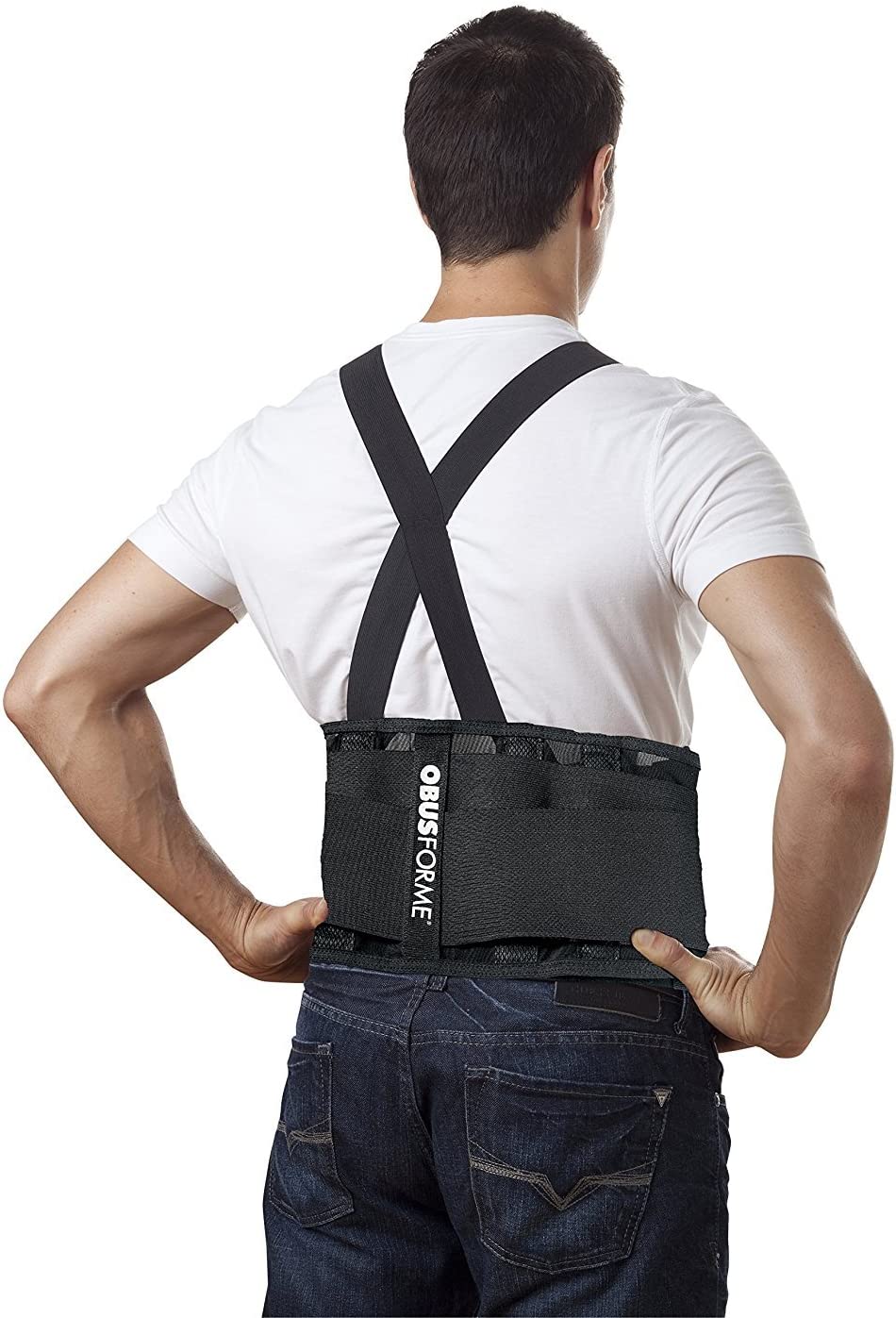 Unisex Back Belt With Suspenders Small/Medium