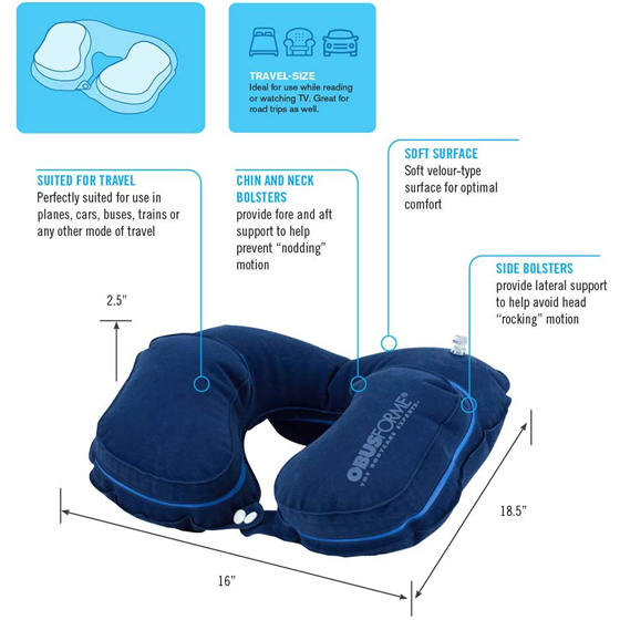 Inflatable Travel Pillow