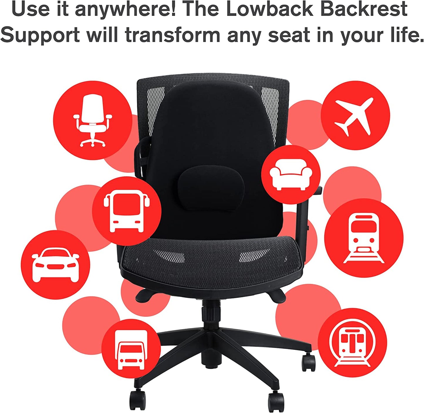 ObusForme Lowback Backrest Support