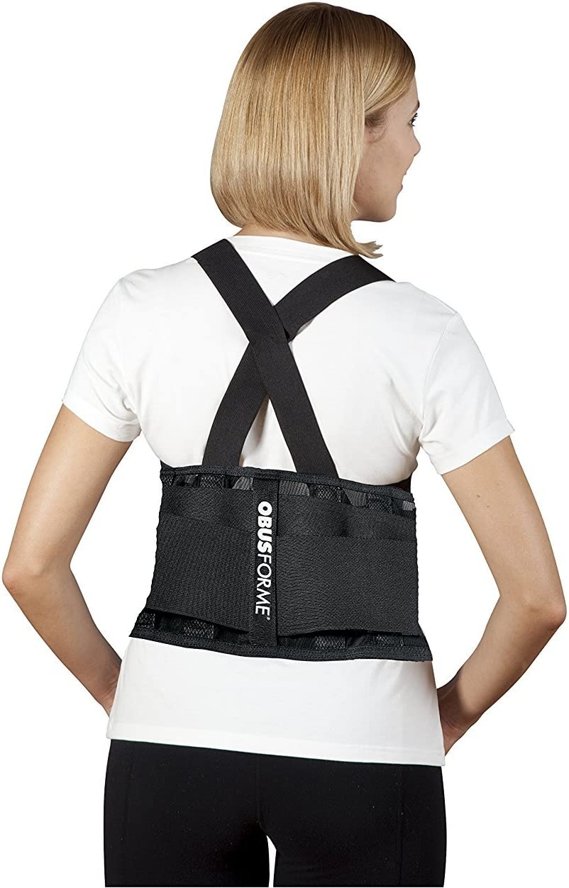 Unisex Back Belt With Suspenders Small/Medium