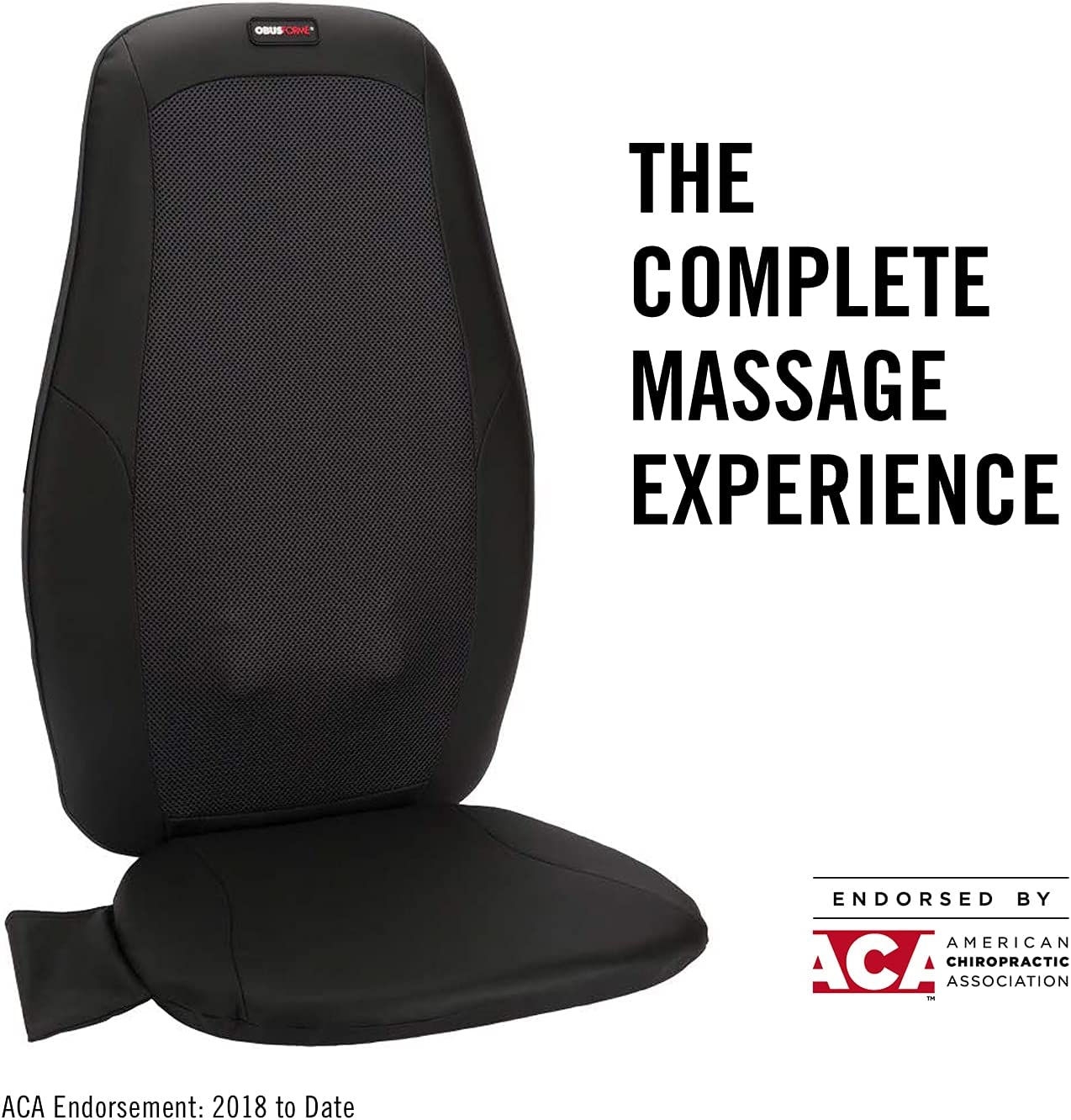 Kneading Shiatsu Back Massager with Heat | 3 Massage Zones - Upper, Lower or Full Back