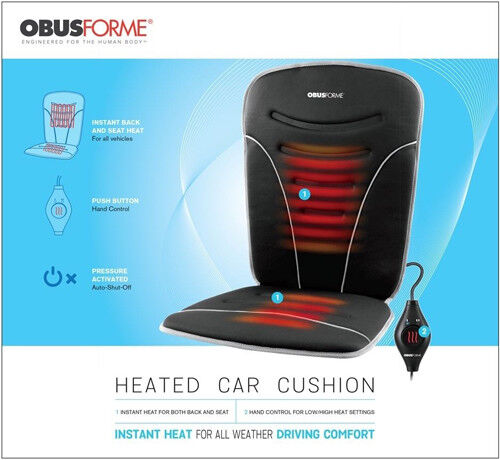 ObusForme Heated Car Seat Cushion