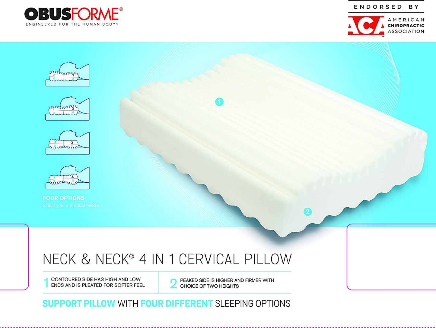 Neck & Neck 4 in 1 Cervical Pillow